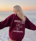 Spread Love Cotton Casual Sweatshirt Hoodie Unisex True to Size Womenswear Oversized Polyester Sweaters T-Shirts