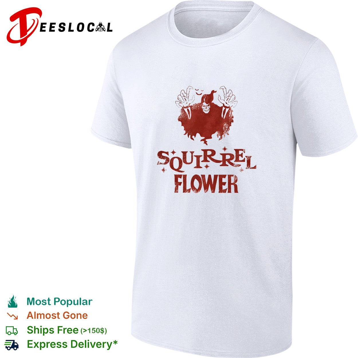 Squirrel Flower shirt