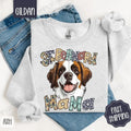 St. Bernard Mama Shirt Gildan, Dog Mom Women's Tee, Cute Mama Women's Tshirt Plus Sizes Hoodie, Sweatshirt | CiraTrend.com