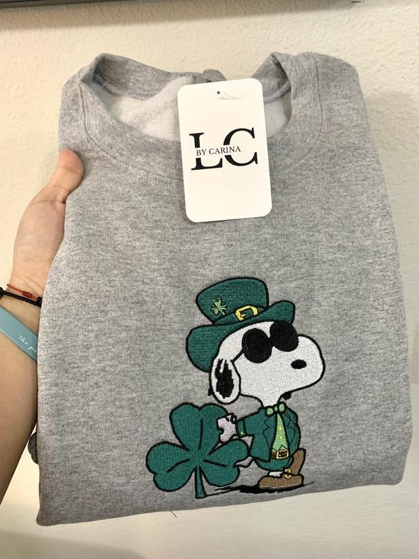 St. Patrick's Day Embroidered Sweatshirt - Lucky Apparel - Custom Irish Jumper - St Patricks Day T-Shirts, Hoodie
