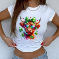 St Patrick_s Day Highland Cow Baby Tee, Cow Shamrock Baby Tee, St Patricks Day Cow Tee, Womens St Patrick Tee, Shamrock...
