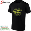 St Patricks Day funny saying green typography prone to shenanigans and malarkey with a hint of skulduggery tomfoolery shirt