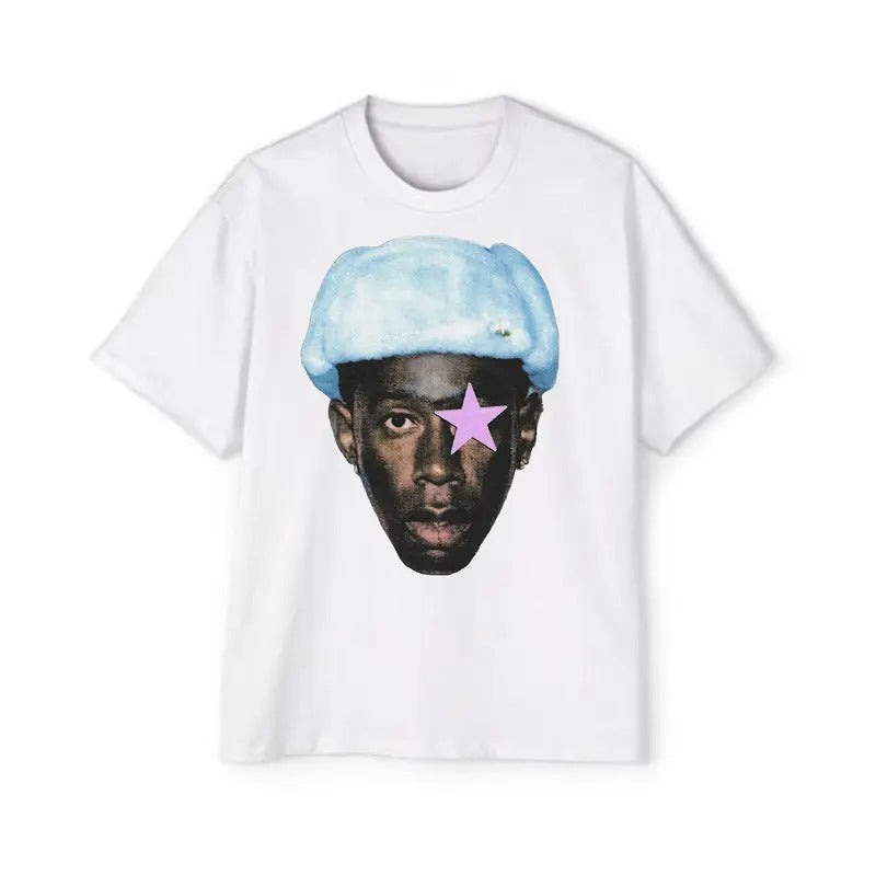 Stand Apart from the Crowd with Tylerrr Star Big Face Shirt's Striking Design Hoodie, Sweatshirt | CiraTrend.com
