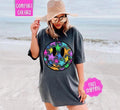 Star Happy Face Shirt Comfort Colors, Women's Graphic Tshirt Hoodie, Sweatshirt | CiraTrend.com