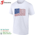 Stars and stripes and human rights USA flag liberal patriotic equal rights shirt