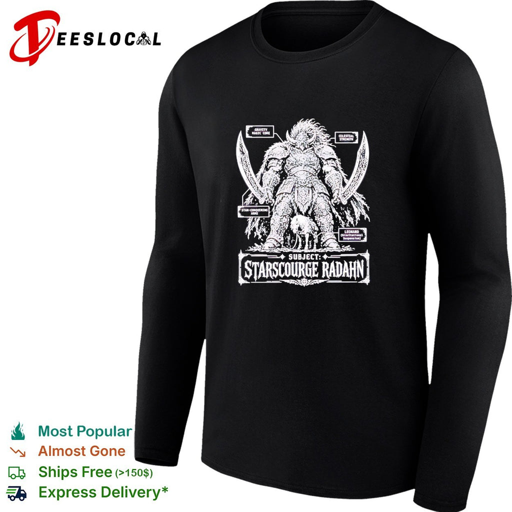 Starscourge Radahn Anatomy Chart Gravity Magic Core shirt