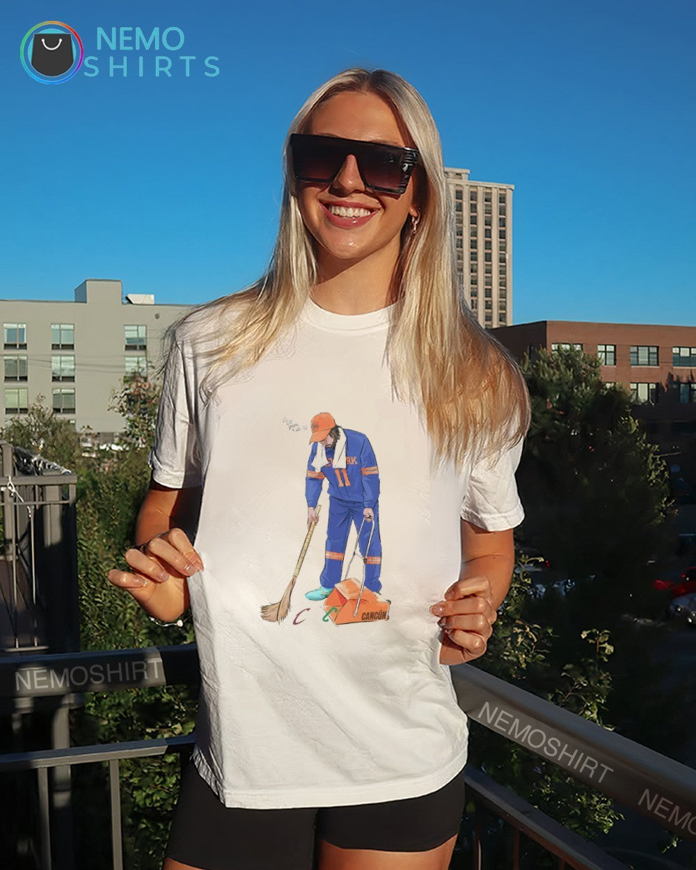 Start spreading the news Knicks Jalen Brunson swept Cleveland Cavs shirt