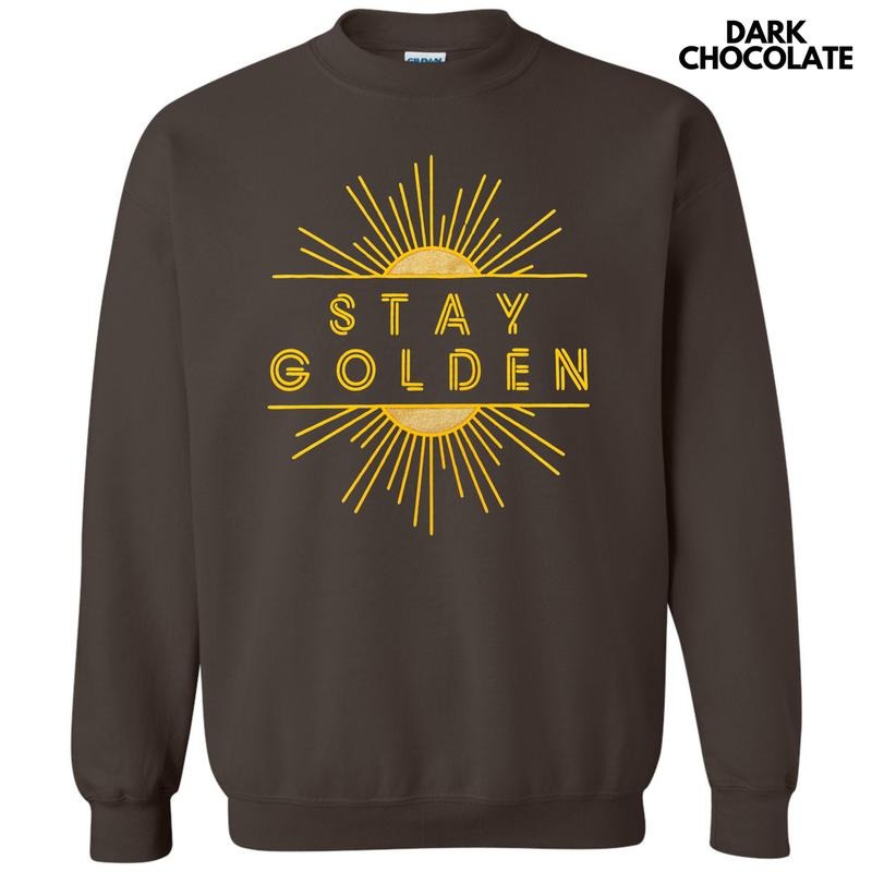 Stay Golden Puff Sweatshirt T-Shirts, Hoodie | CiraTrend.com