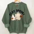 Stay Spooky Sweatshirt, Halloween Sweater, Halloween Gift Hoodie, Womens T-Shirt, Spooky Season Shirt, Ghost | CiraTrend.com