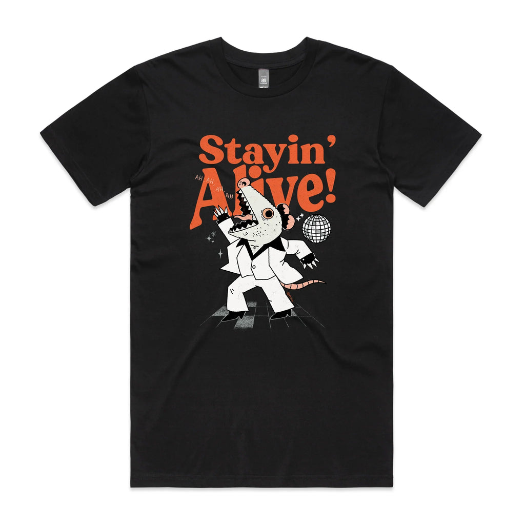Stayin' Alive Tee Hoodie, Sweatshirt | CiraTrend.com (Image 1)