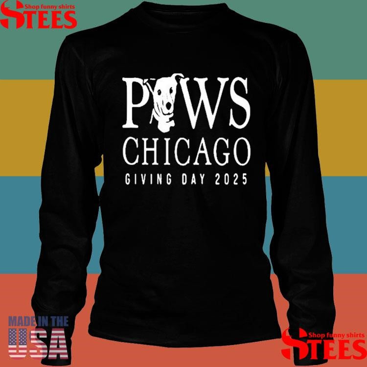 Stella Blue X Paws Chicago Giving Day 2025 T-shirt