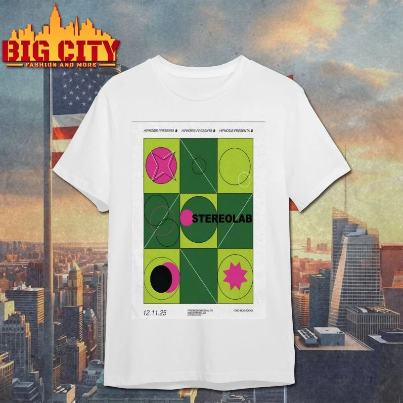 Stereolab Nov 12 2025 Mexico Poster shirt