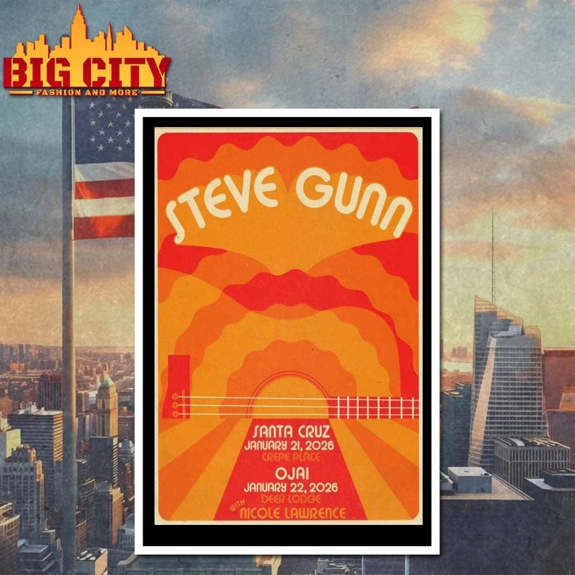 Steve Gunn Ojai Deer Lodge In Ojai CA Jan 22 2026 Poster shirt