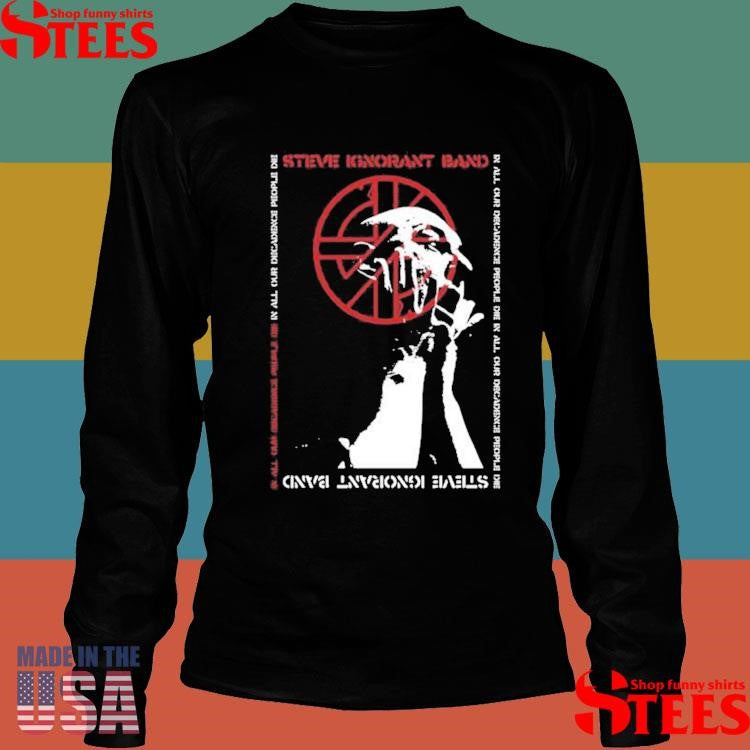 Steve Ignorant In All Our Decadence People Die T-shirt