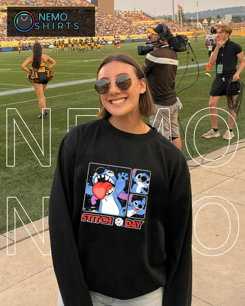 Stitch Day silly faces national shirt
