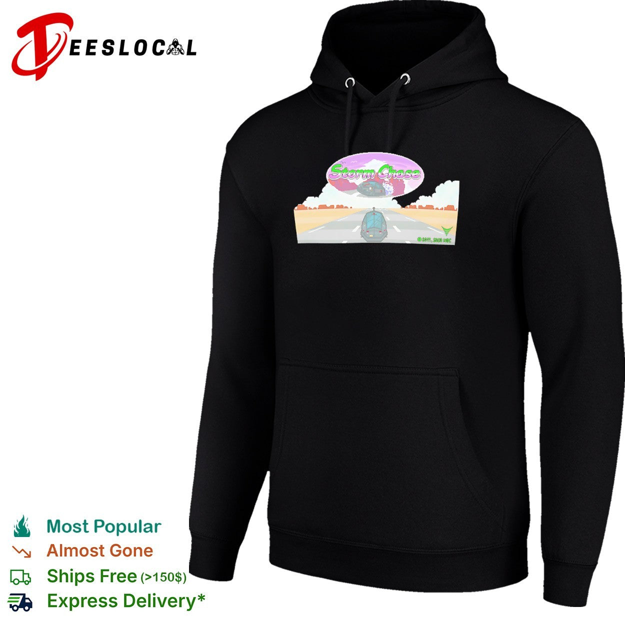 Storm Chase Pixel Art Retro 2011 2023 NSC Video Game Shirt