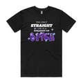 Straight-Up Bitch Tee Hoodie, Sweatshirt | CiraTrend.com (Image 1)