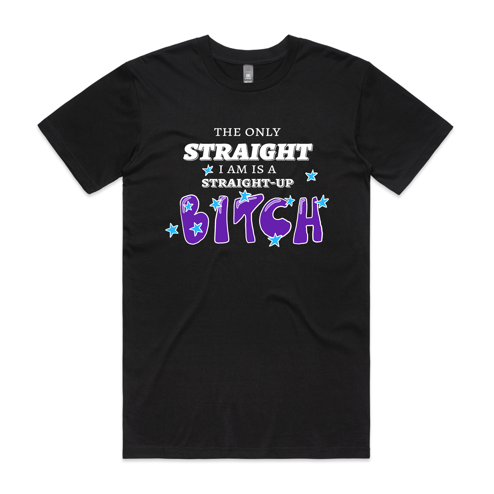 Straight-Up Bitch Tee Hoodie, Sweatshirt | CiraTrend.com (Image 1)