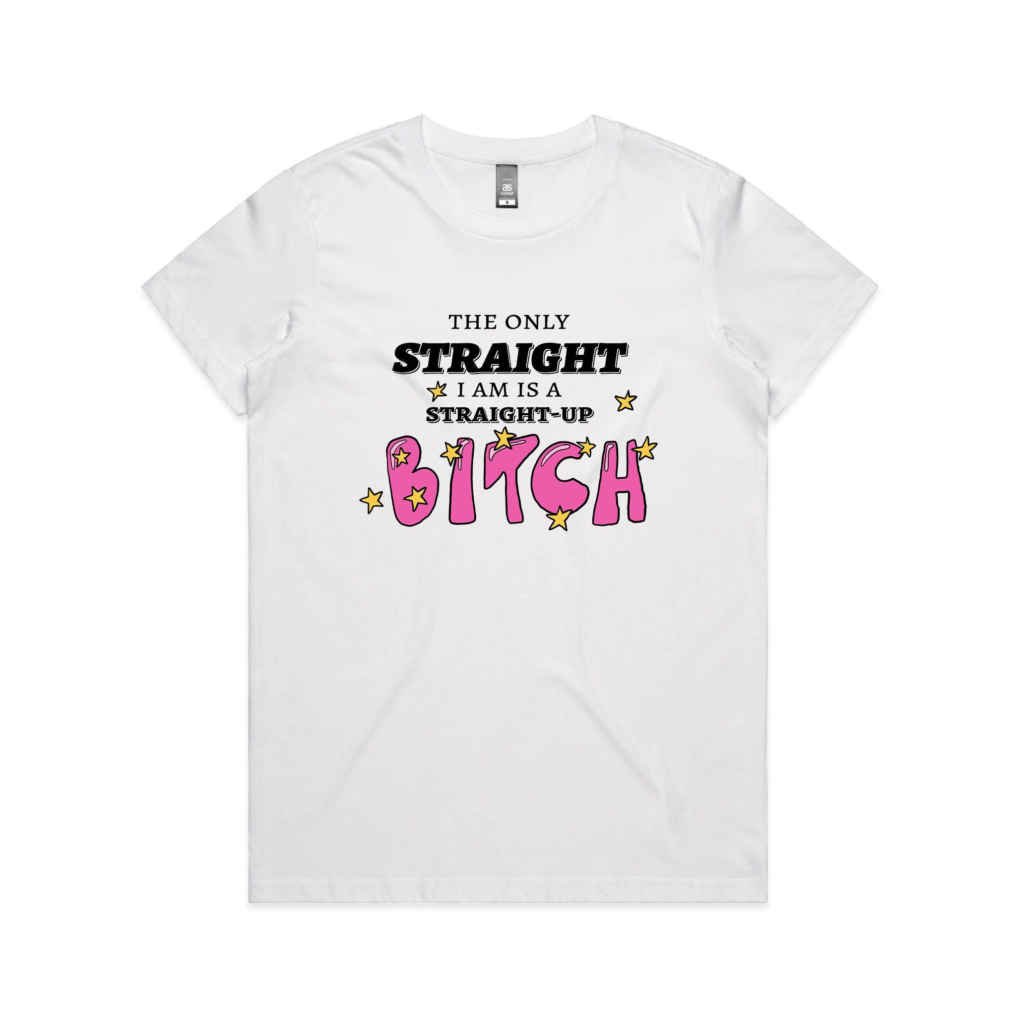 Straight-Up Bitch Tee Hoodie, Sweatshirt | CiraTrend.com (Image 4)