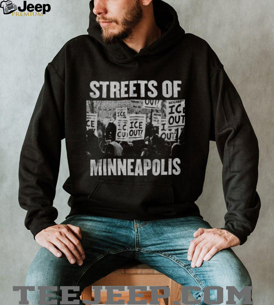 Streets of Minneapolis ICE Out Protest Graphic T Shirt