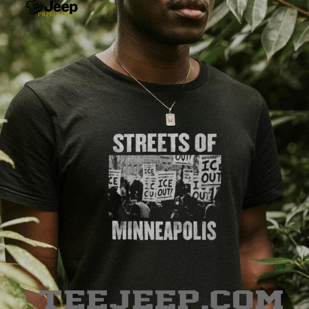 Streets of Minneapolis ICE Out Protest Graphic T Shirt