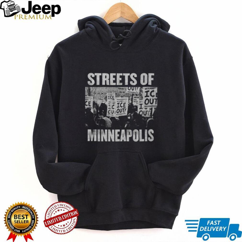 Streets of Minneapolis ICE Out Protest Graphic T Shirt