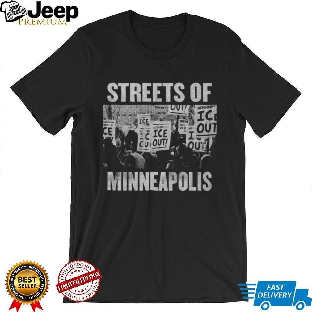 Streets of Minneapolis ICE Out Protest Graphic T Shirt