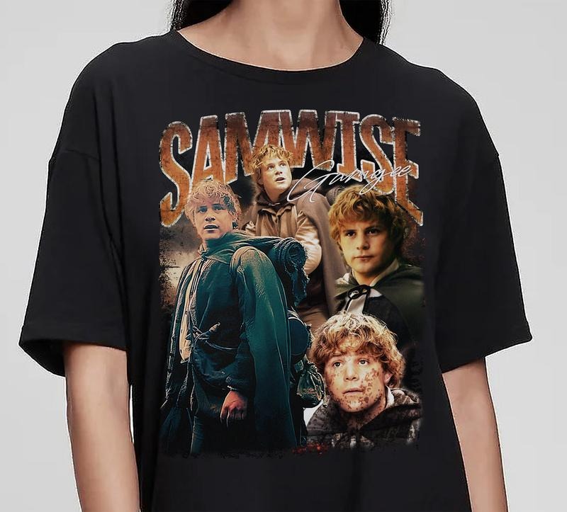Streetwear Samwise Gamgee Vintage T-Shirt, Samwise Gamgee Shirt Gift Hoodie, Sweatshirt | CiraTrend.com