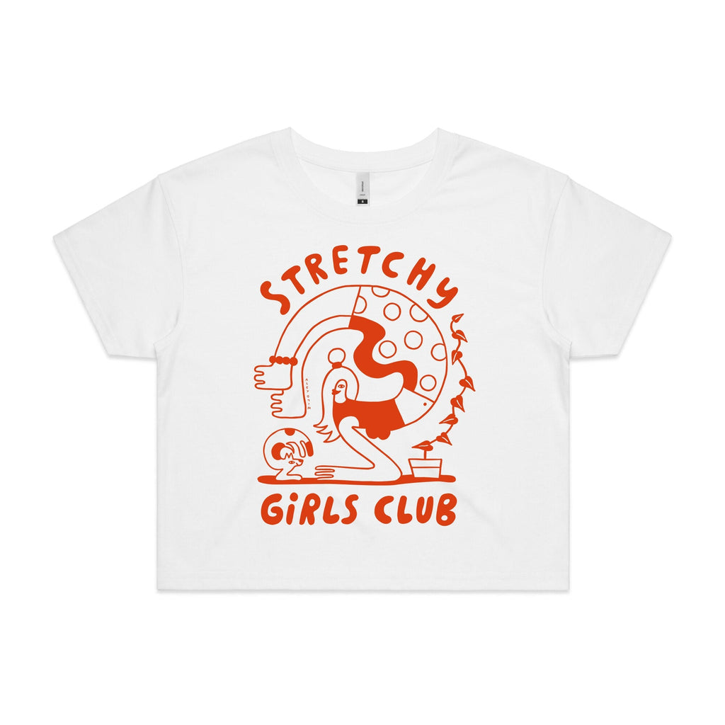 Stretchy Girls Club Tee Hoodie, Sweatshirt | CiraTrend.com (Image 5)