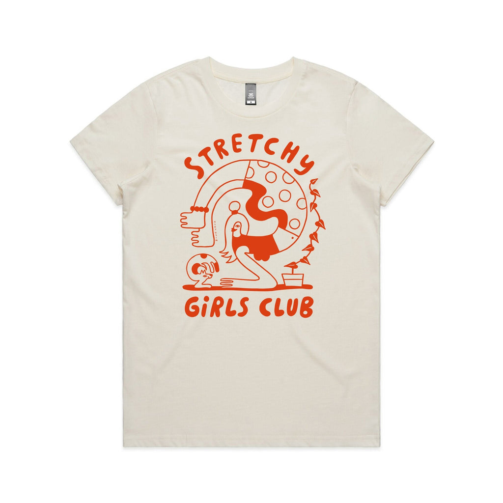 Stretchy Girls Club Tee Hoodie, Sweatshirt | CiraTrend.com (Image 4)