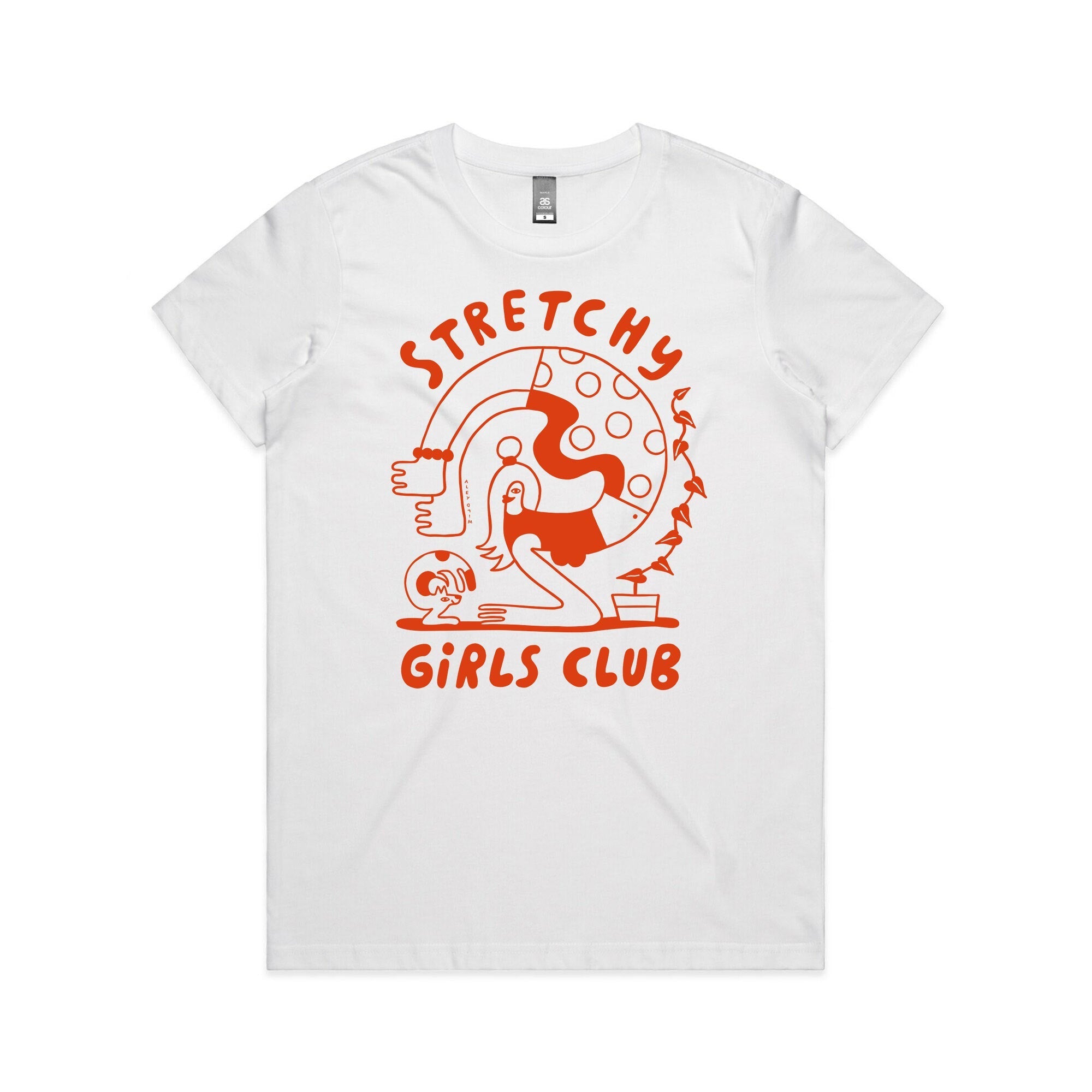 Stretchy Girls Club Tee Hoodie, Sweatshirt | CiraTrend.com (Image 3)