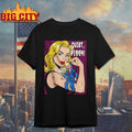 Strong Girl Quiet Piggy Quote Trump shirt