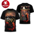 Styx Brotherhood Of Rock Two Sided Shirt