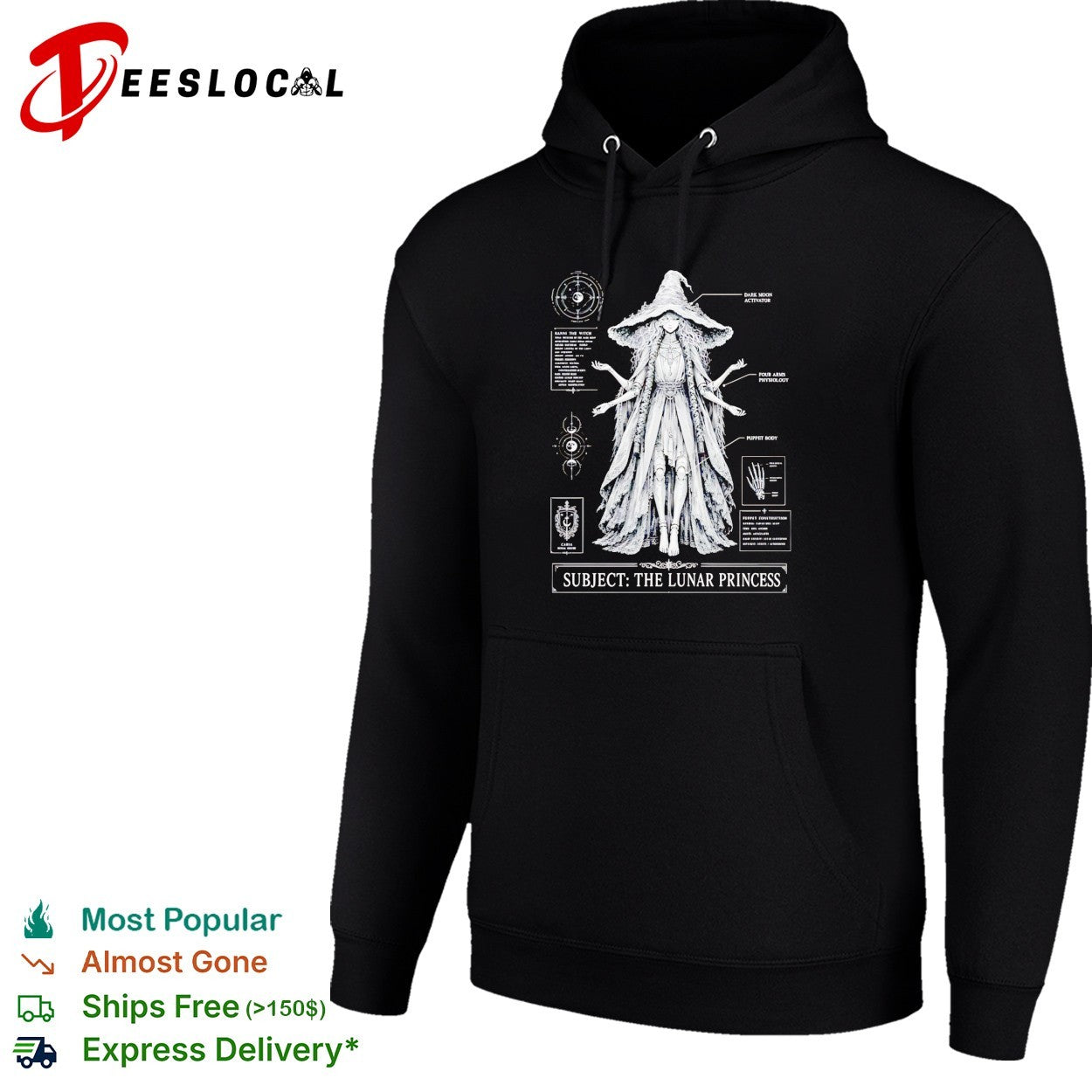 Subject the lunar princess schematic shirt