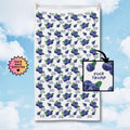 Subtle F*ck Trump Hand Towel, Funny Political Home Decor, Blueberries Kitchen Towel, Blueberry Home Decor, Liberal Gag...