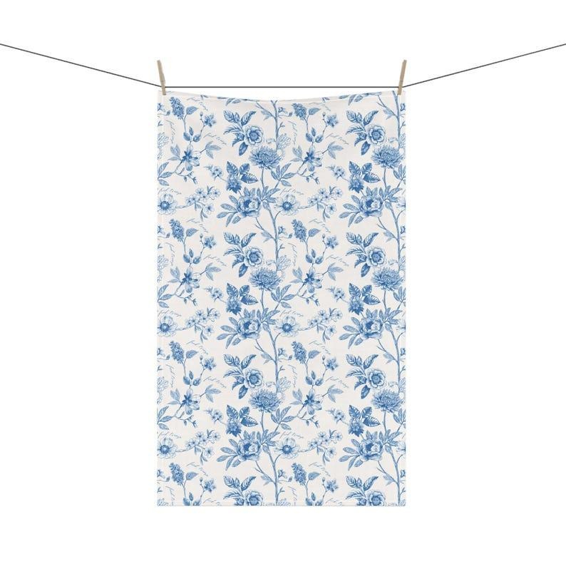 Subtle Political F*ck Trump Toile Hand Towel, Modern Statement, Funny Kitchen Decor, Unique Housewarming Gift, Minimalist...