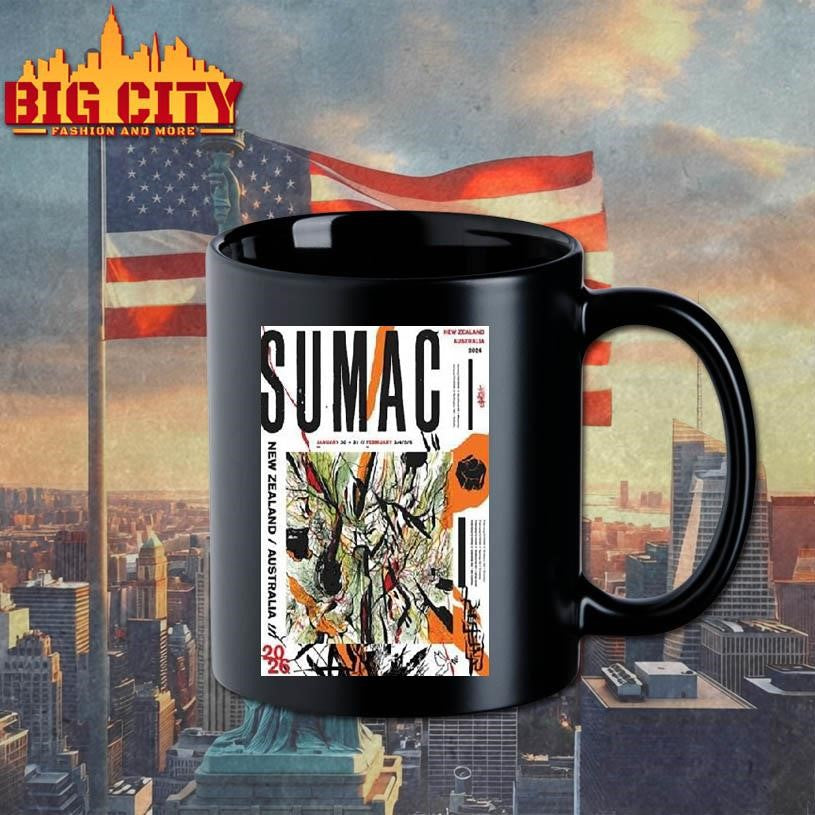 Sumac Band New Zealand And Australia Tour 2026 Shirt