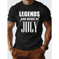 Summer Casual July Born Legend Men's Novel Graphic Design Comfortable T-shirt Made in USA Hoodie, Sweatshirt | CiraTrend.com