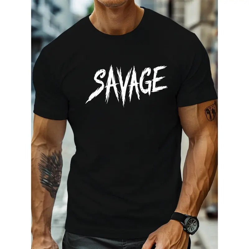 Summer Casual Mens Graphic Tee