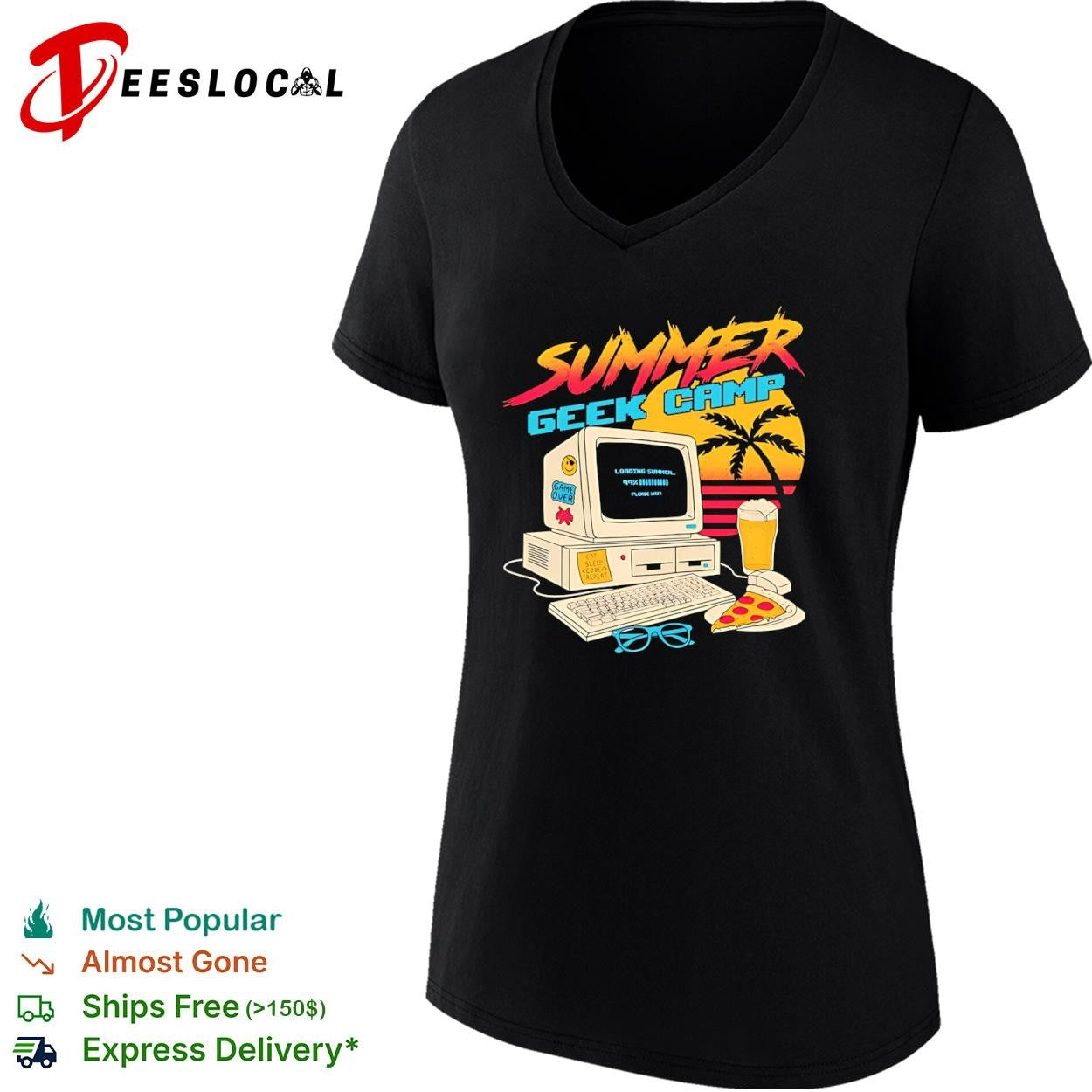 Summer Geek Camp computer shirt