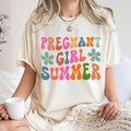 Summer Pregnancy Announcement Shirt Beach Baby Announcement Beach Gender Reveal t-shirt Beach Baby on Board Maternity tee...