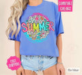 Summer Vibes Shirt Comfort Colors, Summer Shirt, Oversized Graphic Tshirt, Beach Shirt Hoodie, Sweatshirt | CiraTrend.com