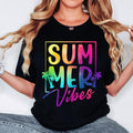 Summer Vibes T-Shirt, Beach T-Shirt, Tropical Sunset T-Shirt, Retro Summer T-Shirt Hoodie, Sweatshirt | CiraTrend.com