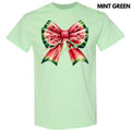 Summer Watermelon Bow Gildan Short Sleeve T-Shirt 'NLB' Hoodie, Sweatshirt | CiraTrend.com