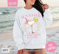 Sun and Sand Margarita Sweatshirt, Cute Cocktail Sweater, Trendy Margarita Crewneck T-Shirts, Hoodie | CiraTrend.com