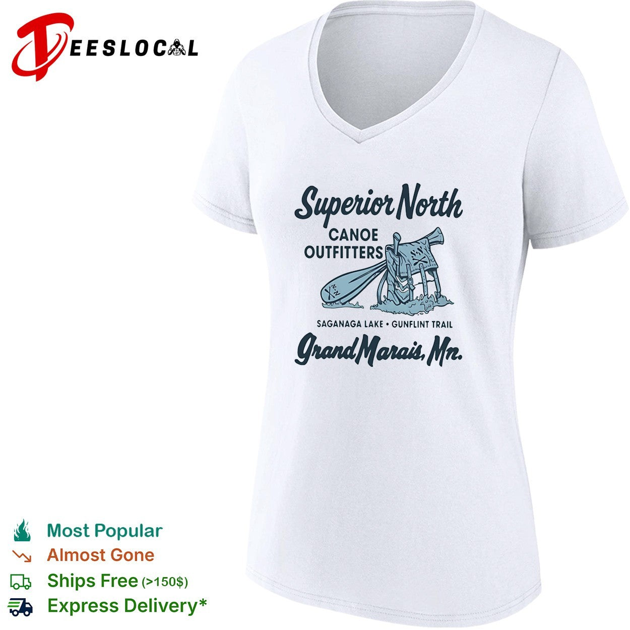 Superior North Canoe Outfitters Saganaga Lake Grand Marais shirt