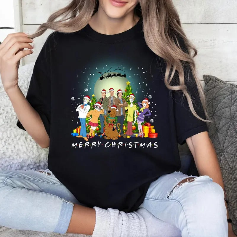 Supernatural Christmas T Shirt, Merry Christmas Supernatural T Shirt, Gift For Woman and Man Unisex T-Shirt Sweatshirt...