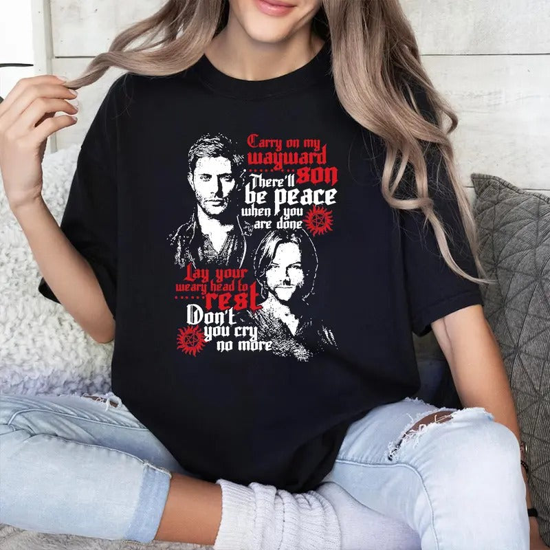 Supernatural Shirt, Supernatural Dean Sam T Shirt, Gift For Woman and Man Unisex T-Shirt Sweatshirt Hoodie | CiraTrend.com