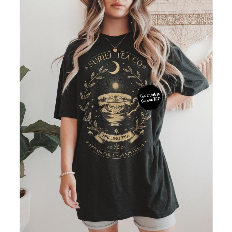 Suriel Shirt, A Court Of Thorns And Roses Shirt, ACOTAR Merch, Suriel Tea Co, Bookish Gifts, SJM Merch, Velaris, BookTok...