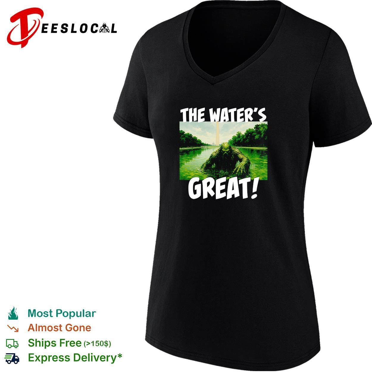Swamp monster Washington Monument the waters great shirt